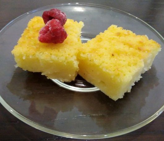Ароматное лимонное пирожное